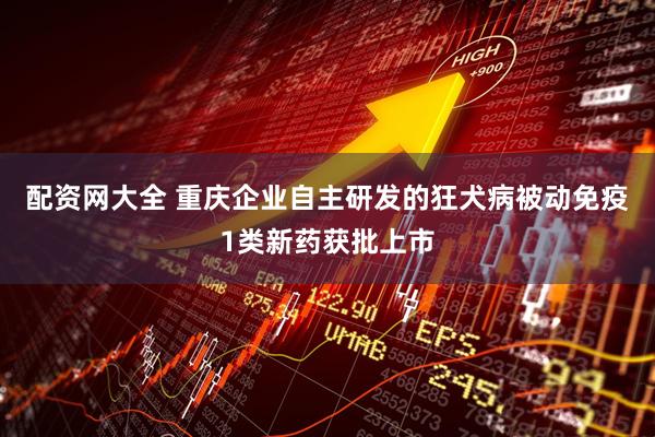 配资网大全 重庆企业自主研发的狂犬病被动免疫1类新药获批上市